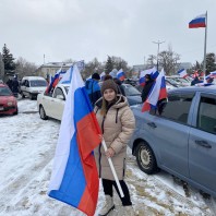 Васильева Вероника Сергеевна участвовала в автопробеге, посвященном 8 годовщине воссоединения Крыма с Россией!